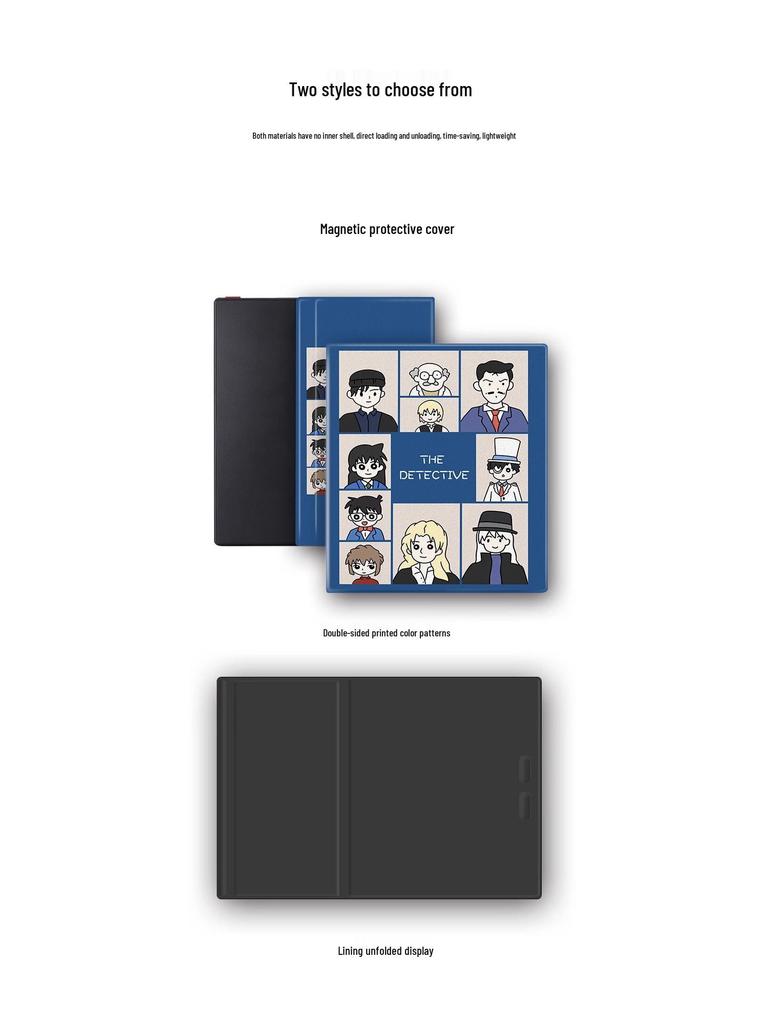 Conan Magnetic Cartoon Protective Case for Onyx Leaf 5S/6/Tab 8C E-reader