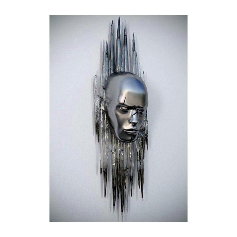 Metall Figur Statue Kunst Leinwand Malerei Romantische Abstrakte Poster und Drucke Liebhaber Wand Bilder Moderne Wohnzimmer Wohnkultur