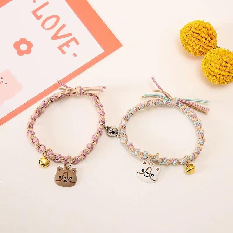 

1 шт. Тканые бирки, плюшевый мишка, резинка, молочный кофе, милая девочка, повязка на голову, милый головной убор, женский