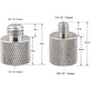 Adaptateur de vis CAMVATE 1/4" Femelle vers 3/8" Mâle et 3/8"-16 Femelle vers 1/4"-20 Mâle pour Trépied et Appareil Photo et Plaque/Adaptateur Rapide Laiton - 0910