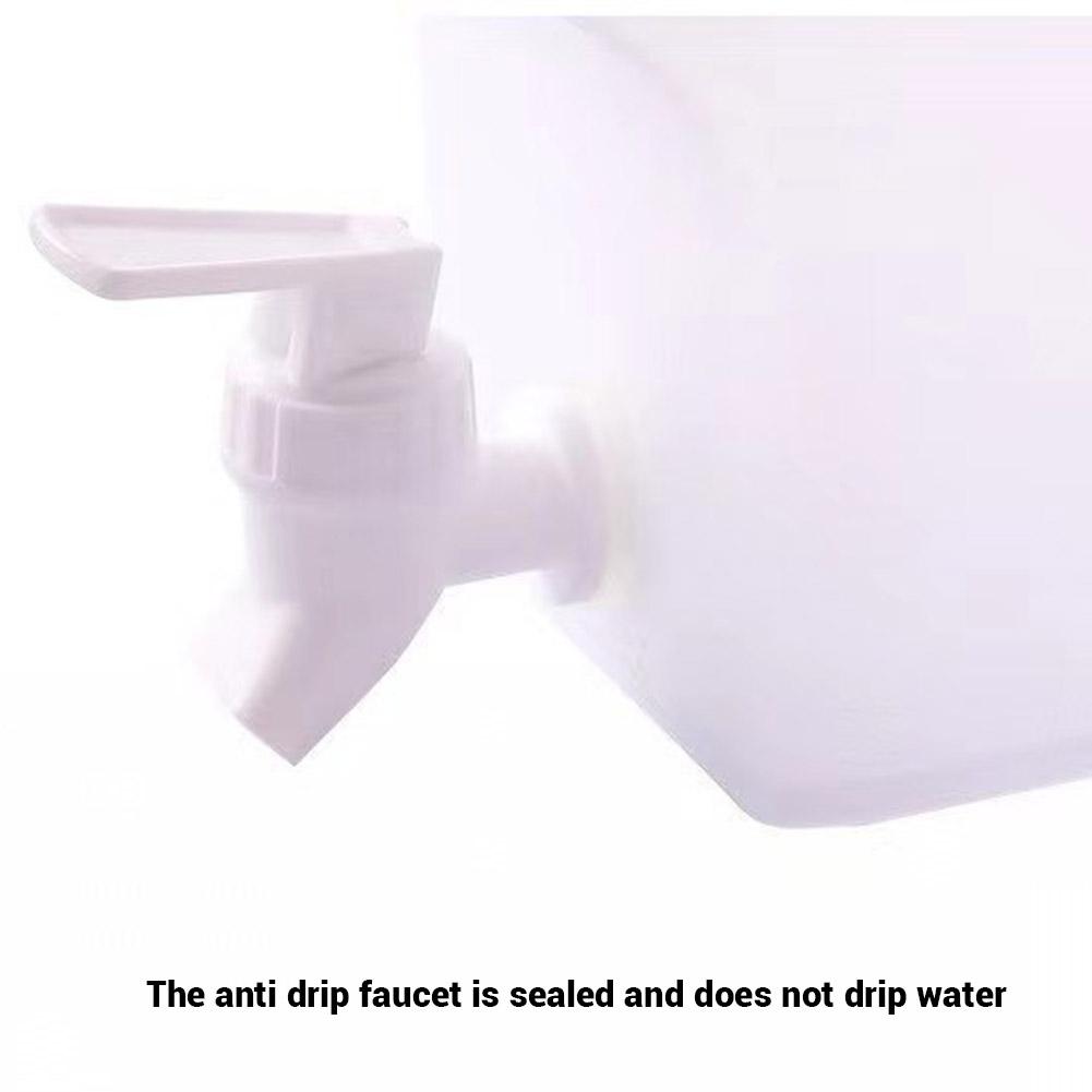 Beverage Dispenser With Faucet, Large Capacity Cold Water Pitcher, Drink Dispenser With Lids, 3.5L(1Gallon) Refrigerator Cold Kettle For Home Kitchen