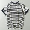 Foreign Trade Export Tail Goods Retro round Neck Short Sleeves T-shirt