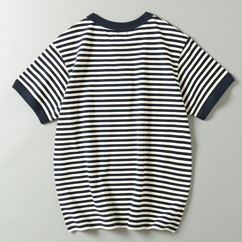 Foreign Trade Export Tail Goods Retro round Neck Short Sleeves T-shirt