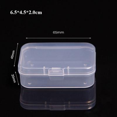 Hot Square Storage Box Plastic Transparent Jewelry Beads Container Packing Boxes Power Tools Holder