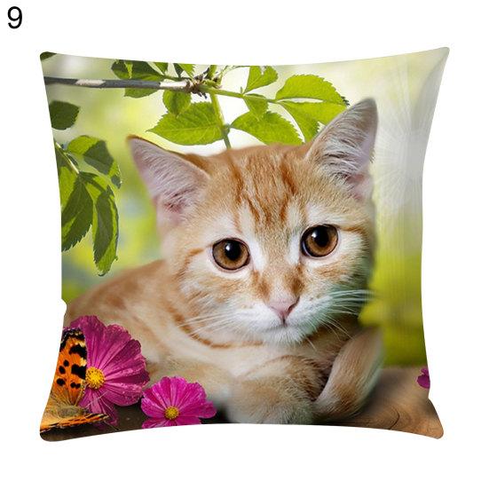 

Квадратна наволочка Yousheng у різних стилях. Милі коти. Кидок. Подушки. Чохли. Декор.