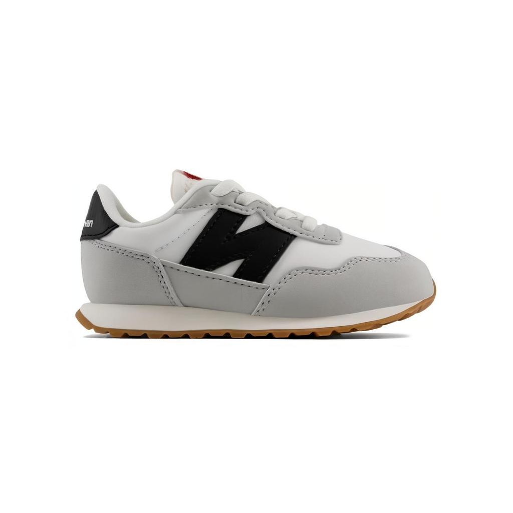 New Balance Nb 237 Comfortable Versatile Shock Absorbing Durable Low Top Walking Shoes Baby Sneaker Gray White IH237CG