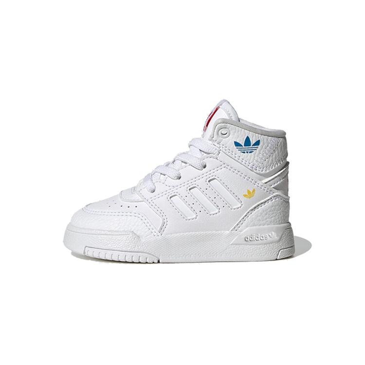 

Adidas Originals Drop Step Нескользящие Устойчивые к истиранию Высокие Детские Кроссовки для Малышей и Детей Младшего Возраста HP7796 22