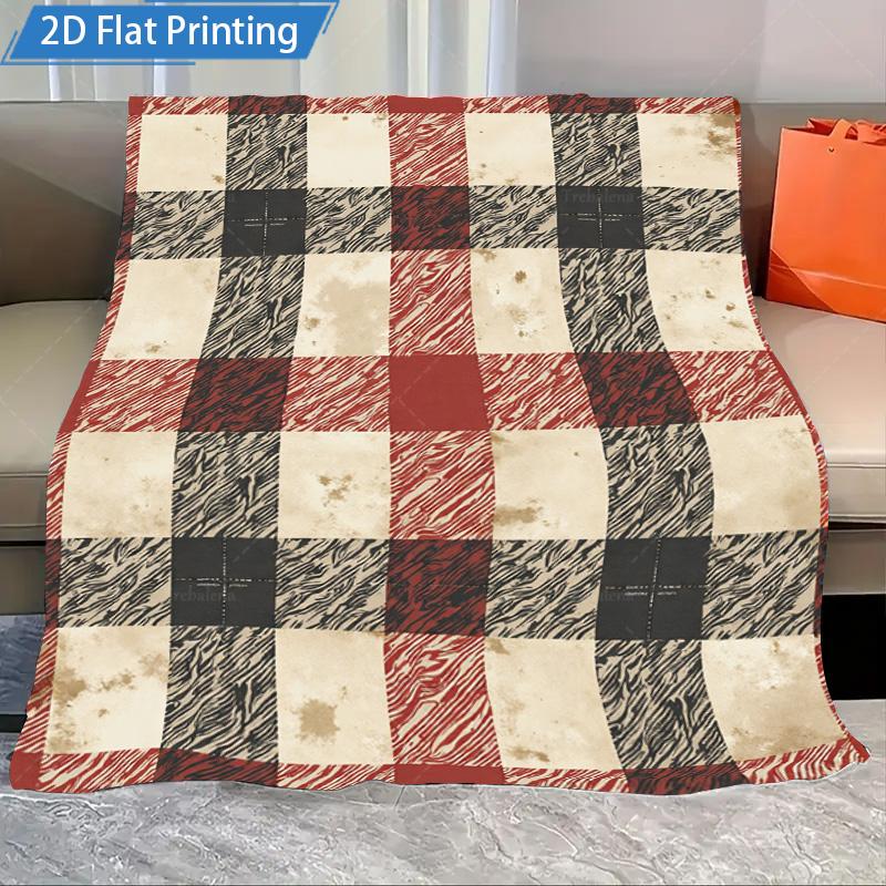 1pc Flannel Blanket Cute Puppy Print Blanket - Soft Flannel Throw for Dog Lovers, Cozy Home Decor