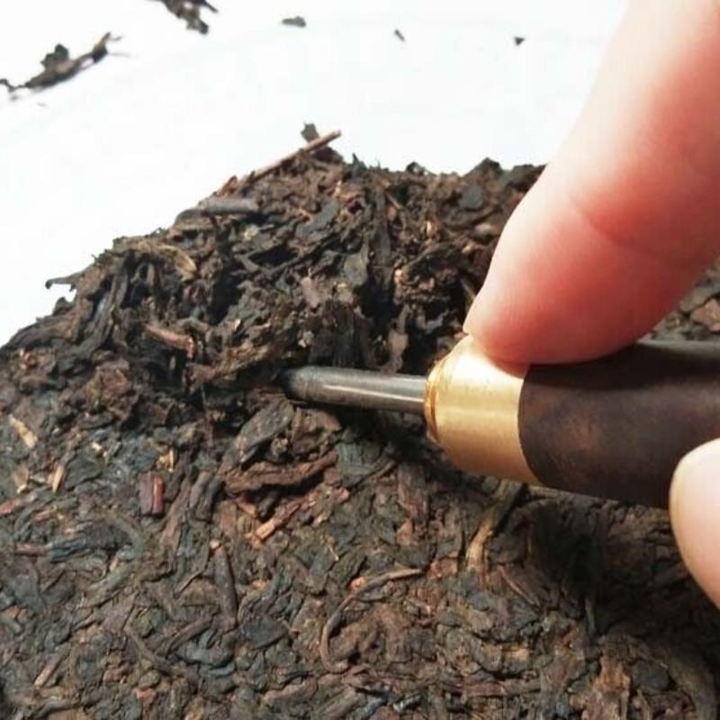 Чай Wuzhou Liu Pao Черный чай Выдержанный темный чай Liubao Tea Cake Liu Bao HEI CHA 500г — фото 8