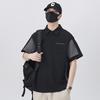 Updated Summer T-shirt Relaxed Fit Trendy Breathable Lapel Short-sleeved POLO Blouse T-shirt