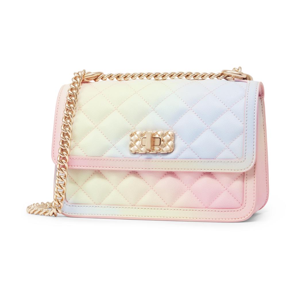 New CHARLES&KEITH PU Shoulder Bag, Crossbody Bag Medium Size Women's Multicolor CK2-80151108-NEW