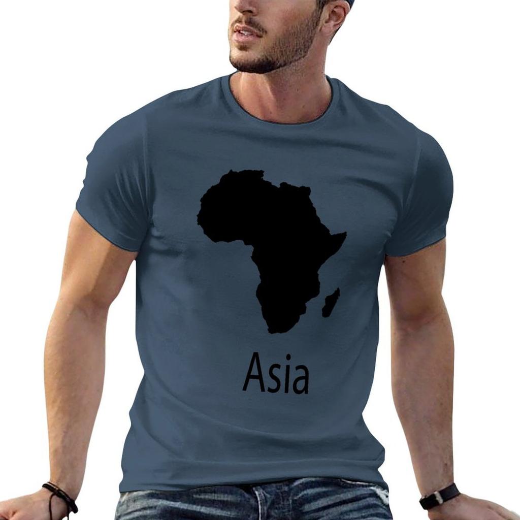 Asia (africa) Funny TShirt Casual Soft Cotton Short Sleeve Tee