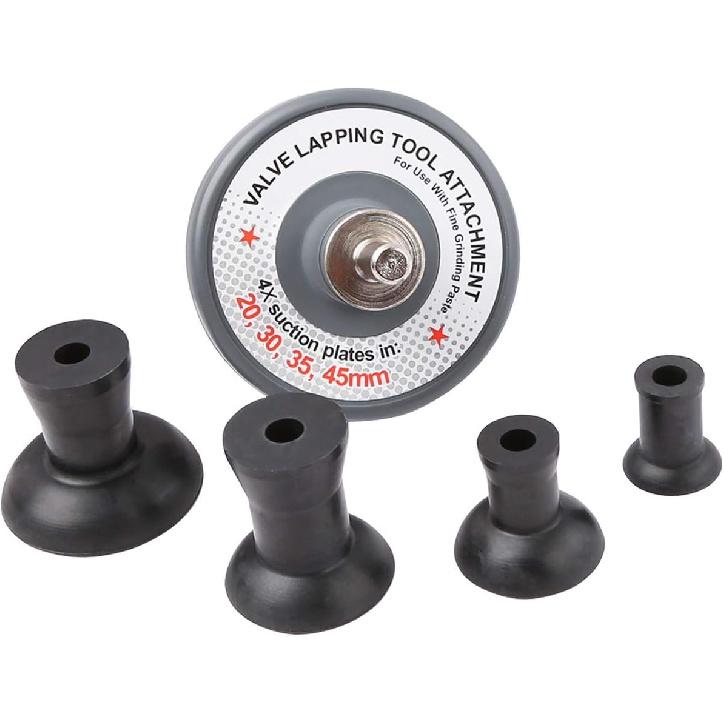 WINTOOLS Valve Lapping Pro Tool Attachment Car Repair Tool Kit 4 Suction Plates