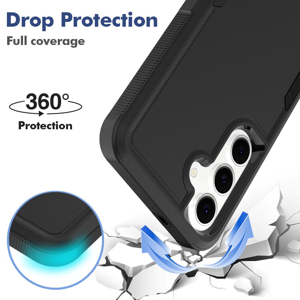 Shockproof Case For Samsung Galaxy S25 FE S25Plus S25+ S25Ultra S25Edge S25FE Funda TPU+PC Dual Layer Protect Cell Phone Cover