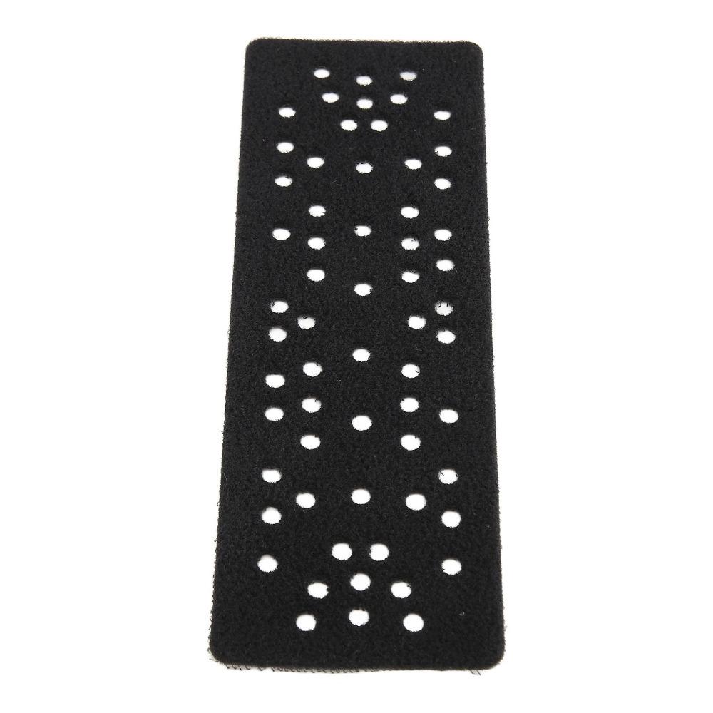 2PCS 70x198mm Size Hook And Loop Sponge Rectangular Interface Pad For Electric Grinder