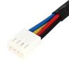 CPU Fan Speed Reduction Cable 4-Pin Male To Female PWM Temperature Control Noise Reduction Computer Cooling Fan Deceleration Line Speed Regulating