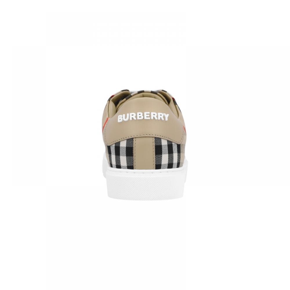 Burberry Check Leather Sneakers A7026