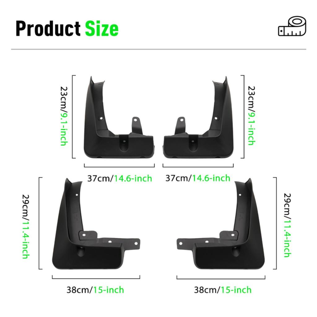 4PCS Car Mud Flaps Splash Guards Mudguards Car Mud Flaps Compatible with BMW X3 G01/G01 M Sport  2018 2019 2020