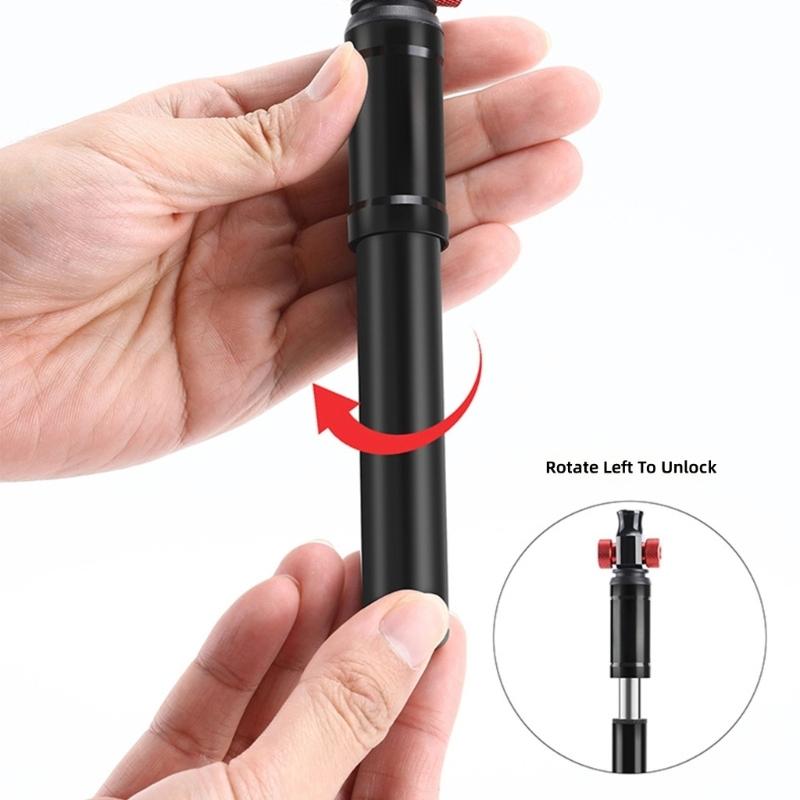 Metal Bike Tire Inflation Tool 130PSI Strong Bicycles Hand Air Pumps Tire Inflator Road Cycling Pump