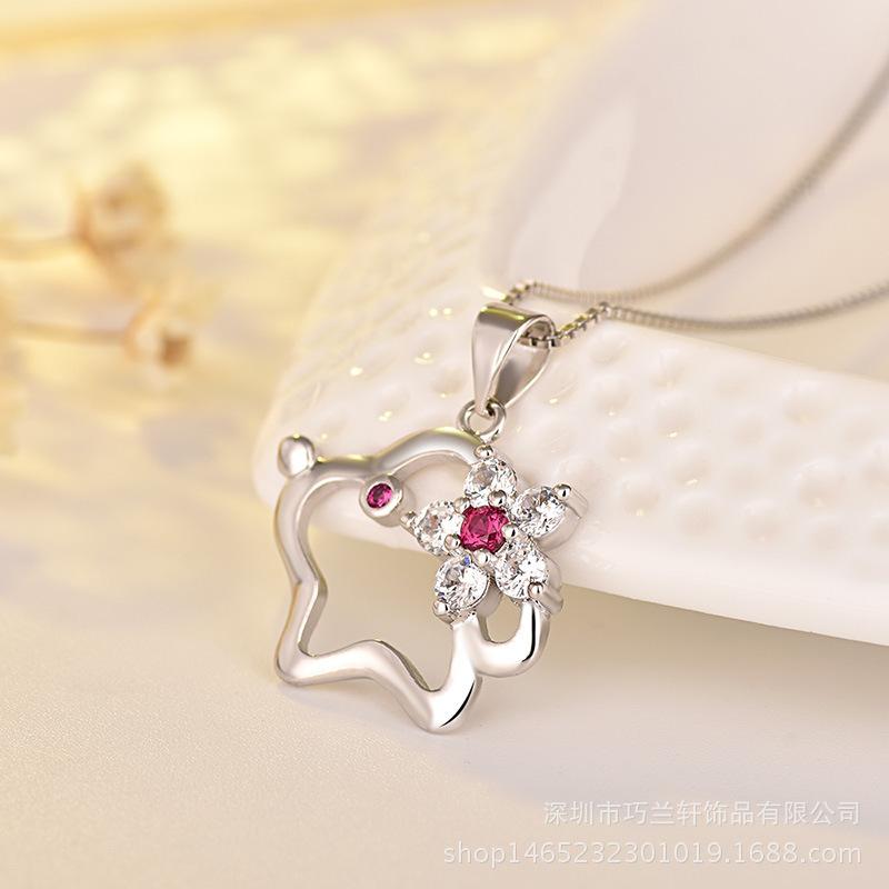 Lindon kvinner Halskjede anheng kobberlegering Zircon Fashion Gift