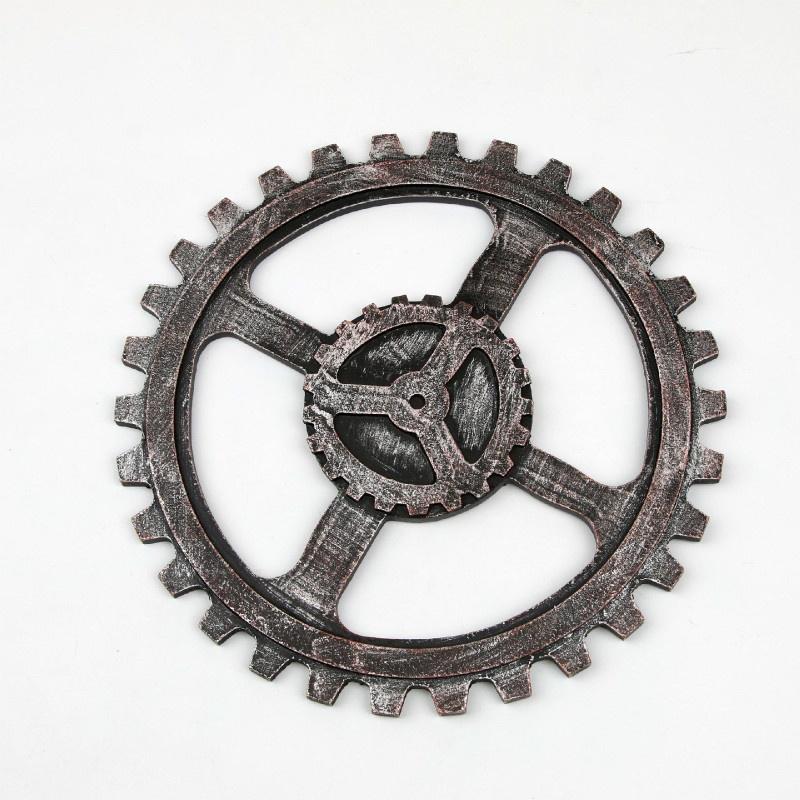Ornamento de Engrenagem Vintage Estilo Industrial 24cm Barra de Engrenagem Arte de Parede Decoração de Parede Ornam de Parede de Engrenagem