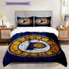 Indiana Pacers Vintage Logo Bedding(1 * Duvet Cover + 2 * Pillowcase, Without Core) Soft and Comfortable Duvet Cover and Pillowcase
