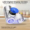 Faucet Mount Water Filtration System, LED Digital Display Faucet Tap Water Filter, NSF Certified to Reduce Chlorine Heavy Metals and Bad Taste w/13