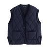 Chuyu Women's Retro Quilted Padded Workwear Vest
