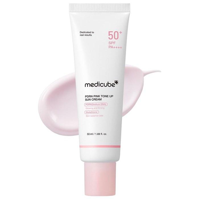 Солнцезащитный крем Medique PDRN Pink Tone-Up SPF50+ PA++++