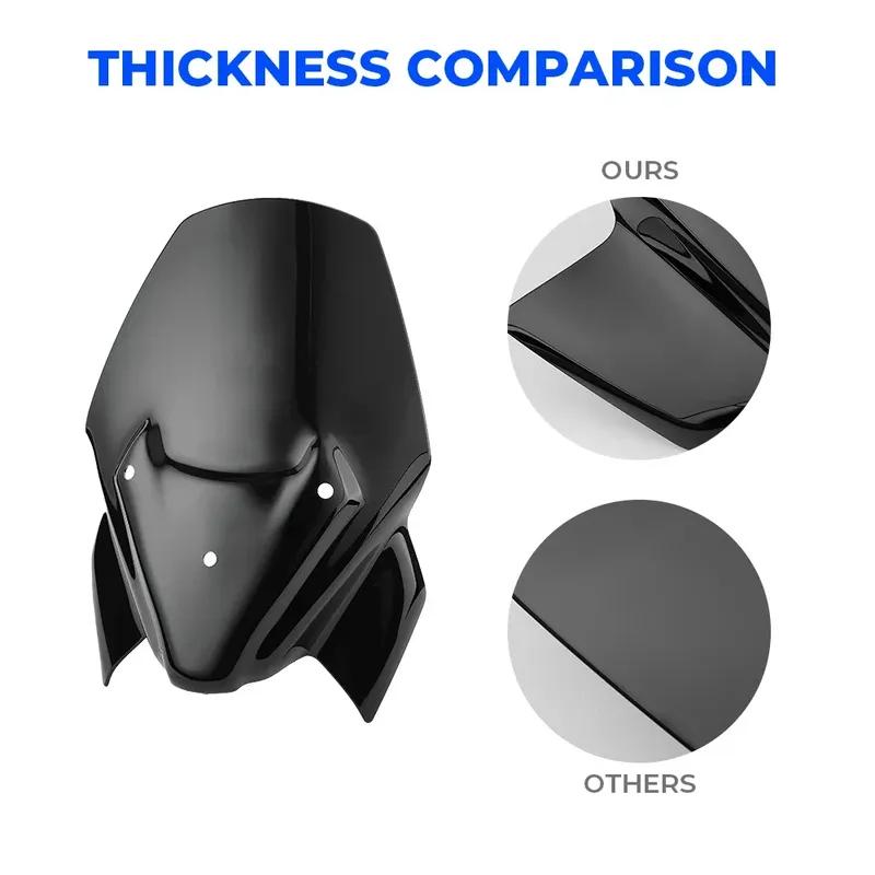 For BMW F900R F 900R F900 R WindScreen Windshield Wind Shield Screens Deflectors Black Motorcycle Accessories Parts 2020-2025