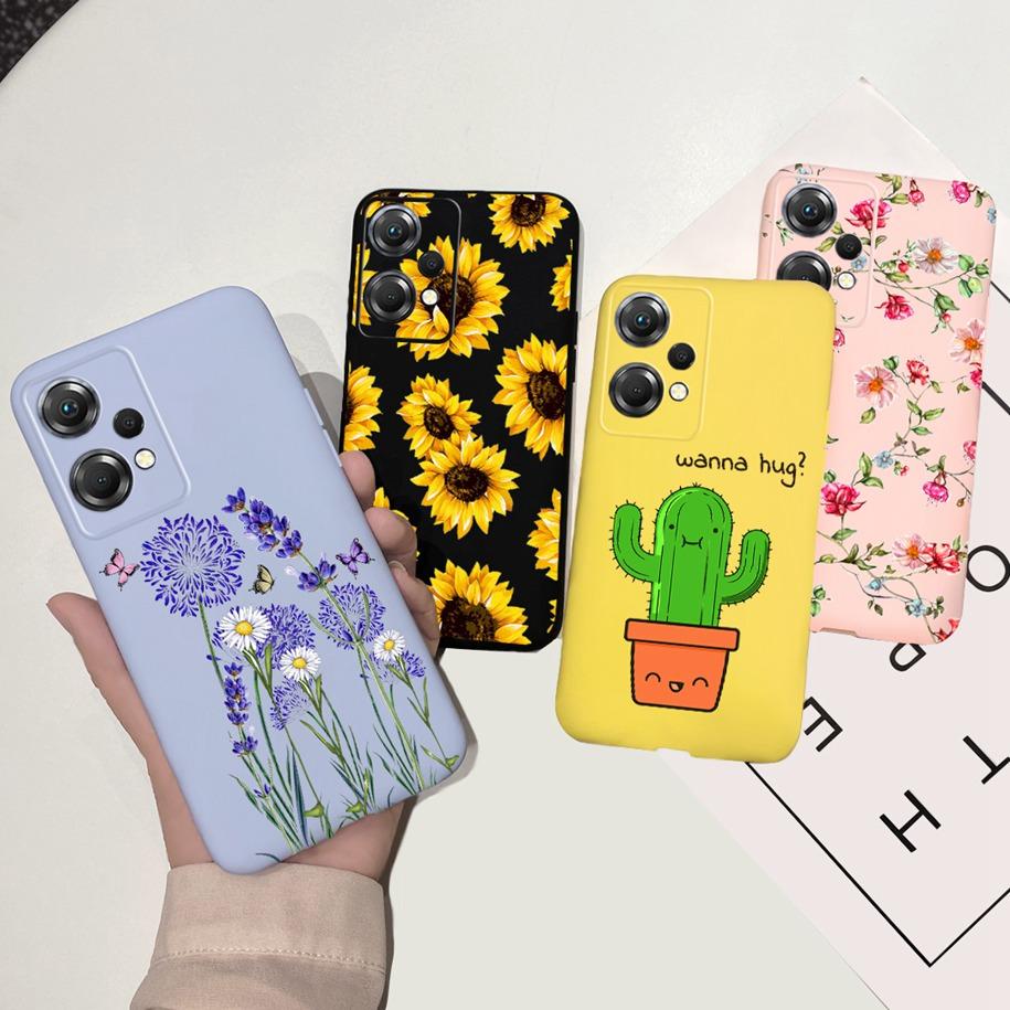 For OnePlus Nord CE 2 Lite 5G Case Daisy Flower Soft Silicone Back Cover for One Plus Nord CE 2 Lite 5G Cases CE2 Lite Funda Bag