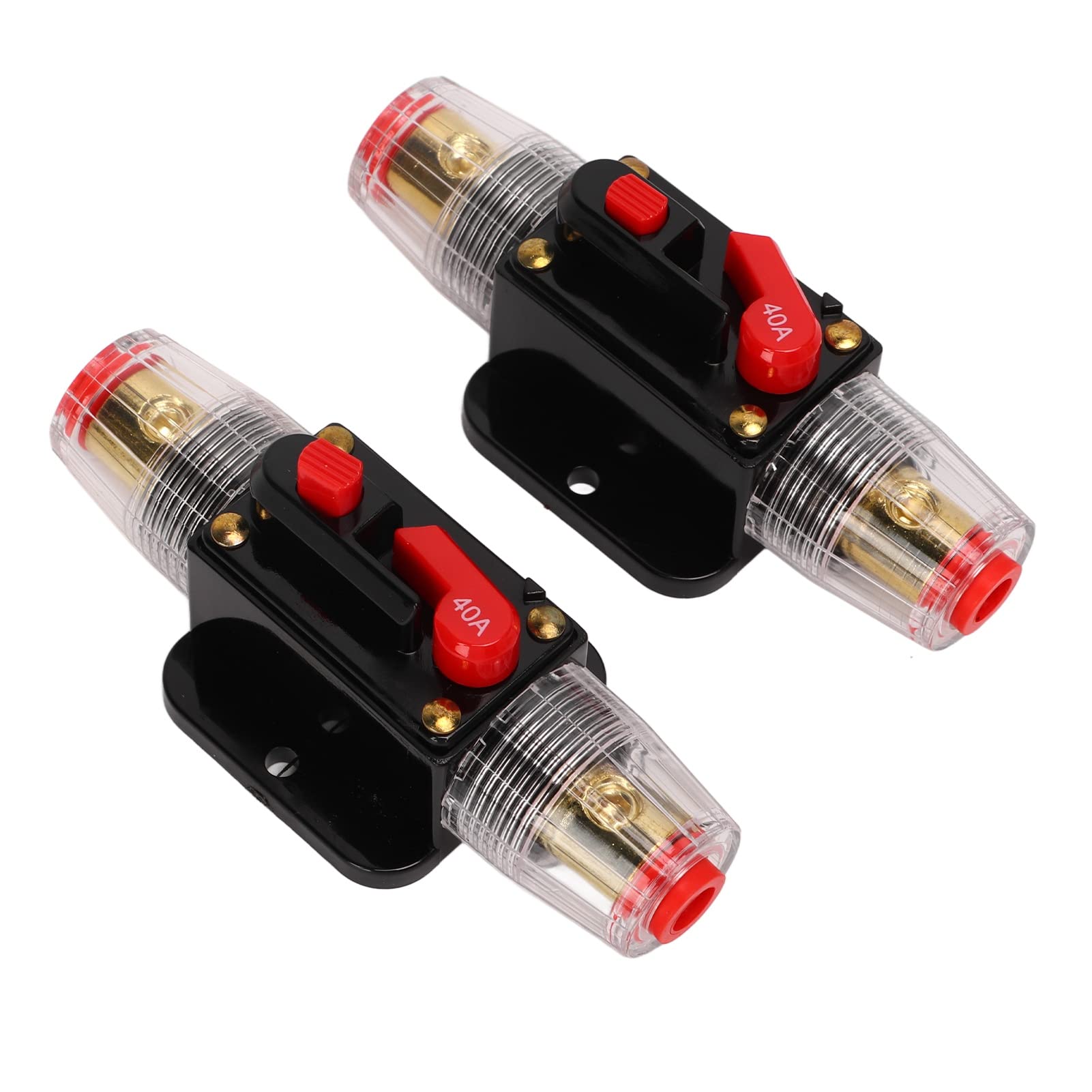 Автомобильный автоматический выключатель с ручным сбросом Автоматический выключатель с ручным сбросом с держателем предохранителя с ручным сбросом 12-24 В Встроенный 40A