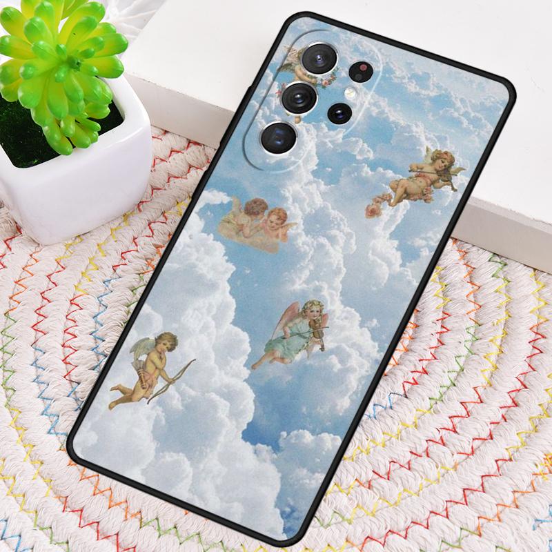 Renaissance Angels TPU Phone Case For Samsung Galaxy Note 10 Pro S26 S25 S24 S23 S22 Ultra Plus S21 FE S20 Shockproof Cover