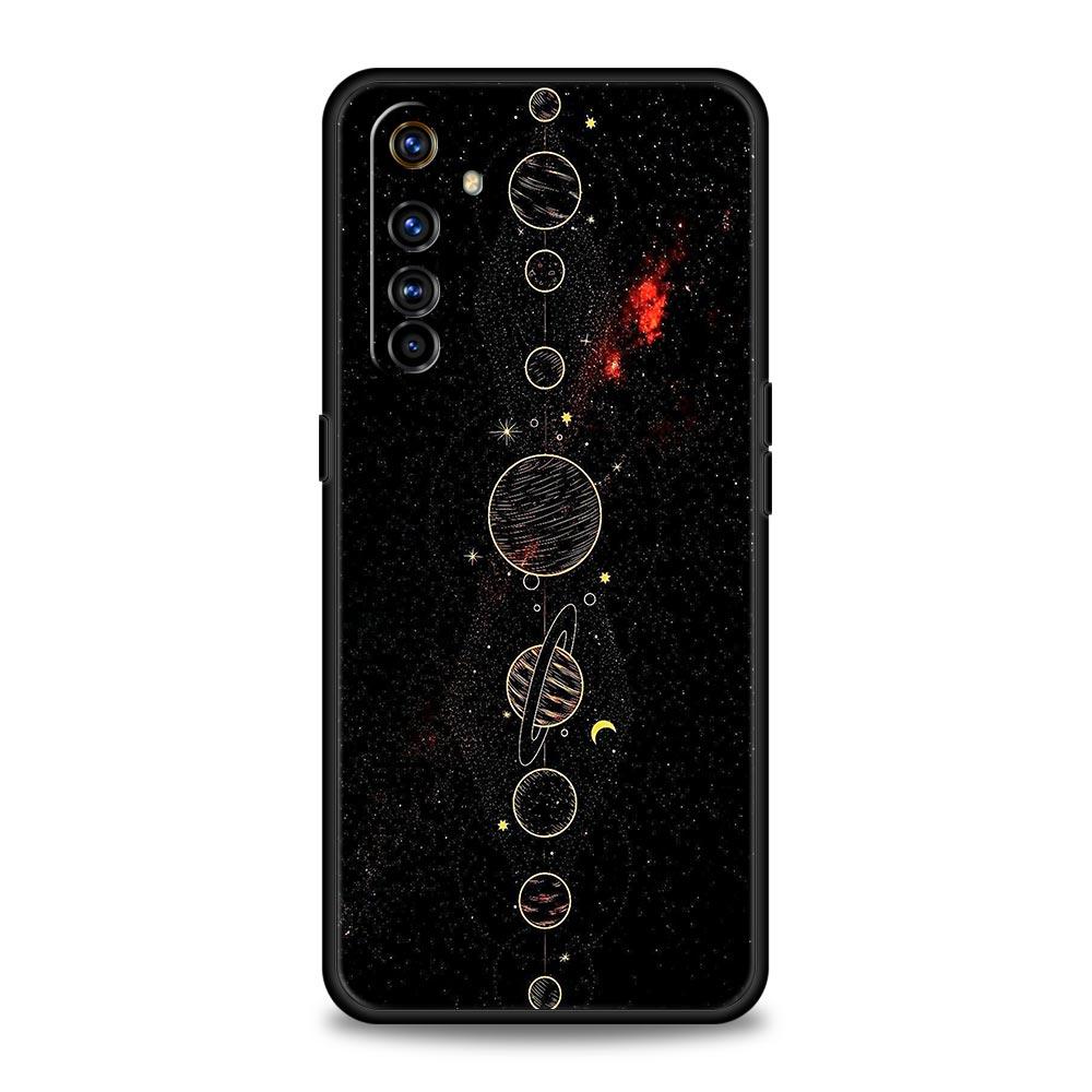Starlit Sky Planet Space Art Case For Realme 12 11 10 9 8 5G 7 6 GT5 GT3 GT2 Pro Plus C21 C11 C25 C35 GT Neo 2 3 3T 5 Cover
