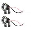 30W 2,5in Nebelscheinwerfer vorne IP65 Wasserdicht 1200LM LED Universell Weißes Licht Äußerer Ring 12V