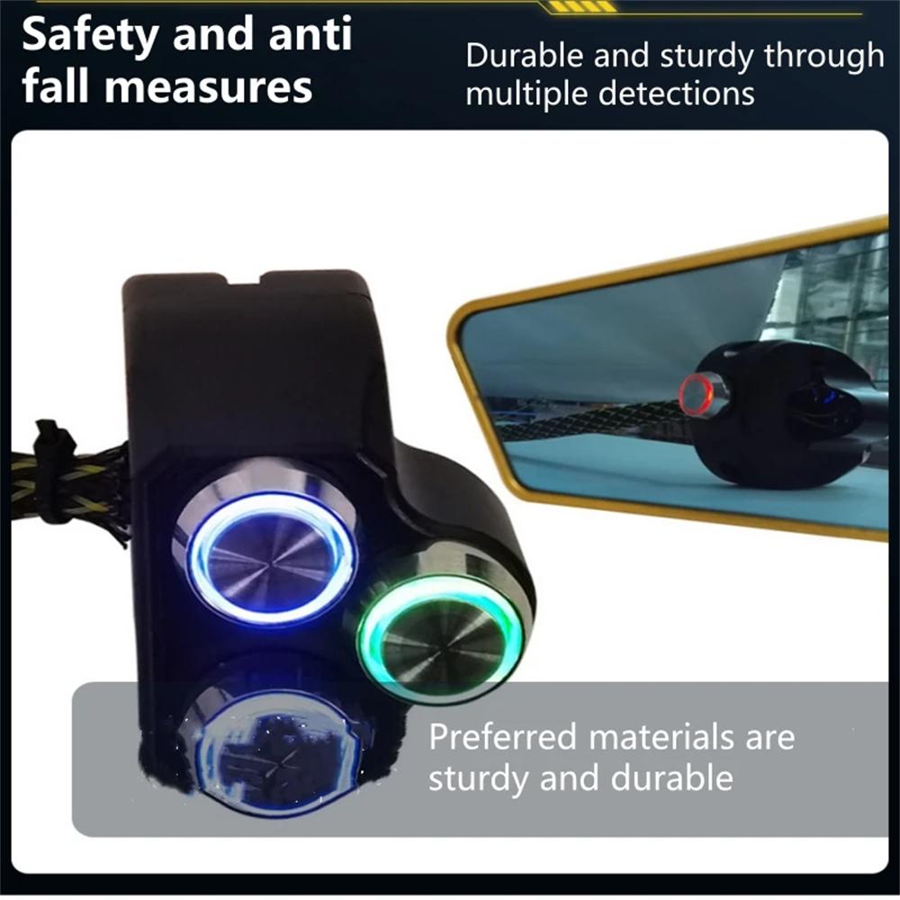 Motorcycle Handle switch-KG-072 Four-function Black