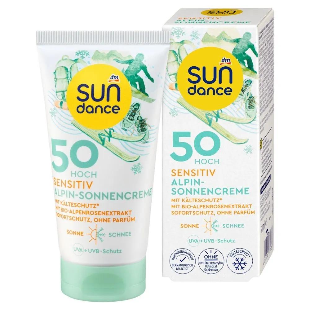 DM Sundance Sun Cream Alpine Sensitive LSF 50, 50ml