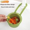 Sink Drain Food Filter Basket - Hanging Kitchen Residue Catcher for Vegetable/Food Scraps