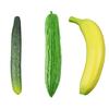 Simulation Banana Cucumber Bitter Gourd Realistic Fruit Vegetable Decoration for Home Decoration, Display, Photoshoot