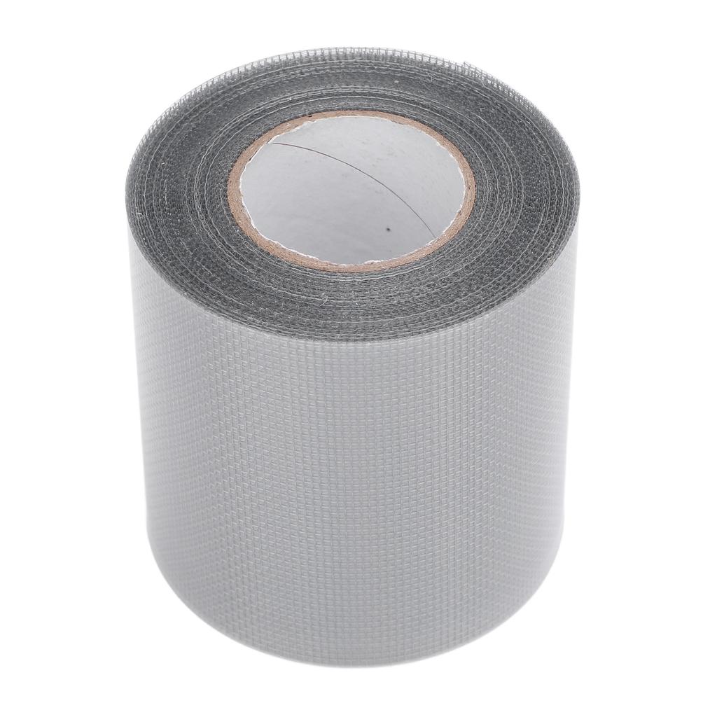 Window Screen Mesh Patch Self Adhesive Tape Roll for Camping Tent Home Door Bed Net Repair Gray