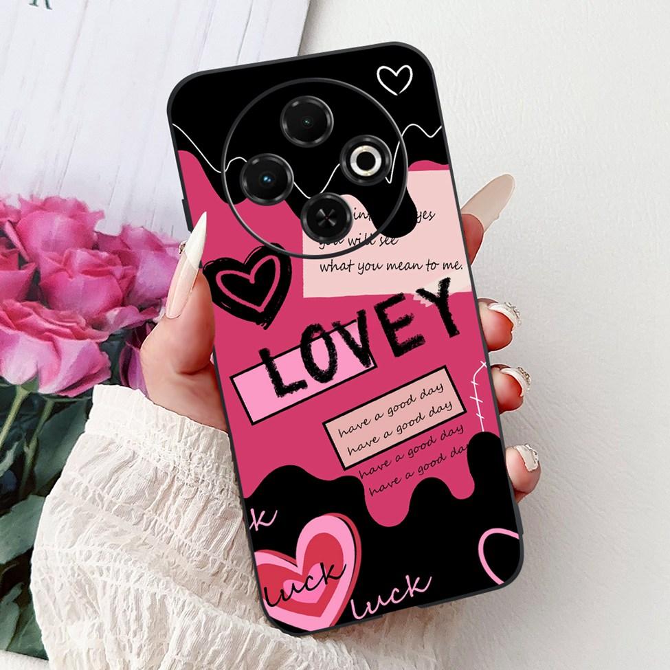 For Tecno Spark 30C 4G kl5 kl5n 5G KL8H Back Cover For Tecno Spark 30C Case Fashion Luxury Silicone Cute Cat Shockproof Painted