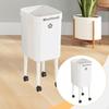 360° Swivel Wheelie Bin, Ergonomic And Easy To Move, Ideal for Toilets, Home Or Bathroom.