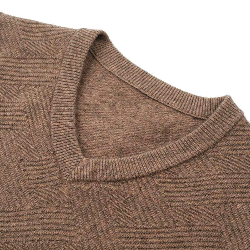 Hengyuanxiang Men's V-Neck Knitted Vest