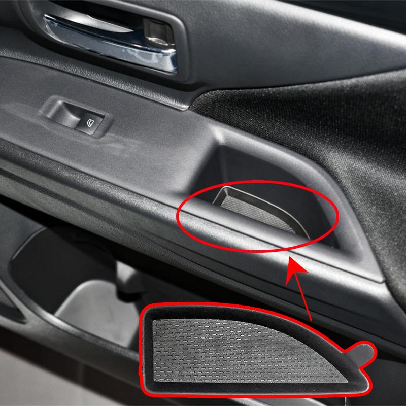 Interior Door Handle Cushion Armrest Slot Rubber Cover Pad for Mitsubishi Outlander 2013-2020