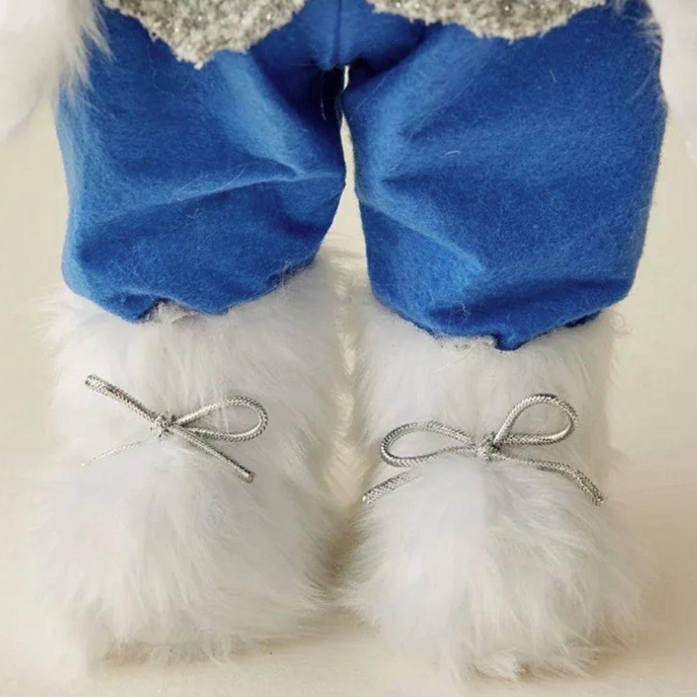 Plush Santa Claus Doll Standing Santa Claus Toy Exquisite Santa Claus  Statue Ornaments  Navidad