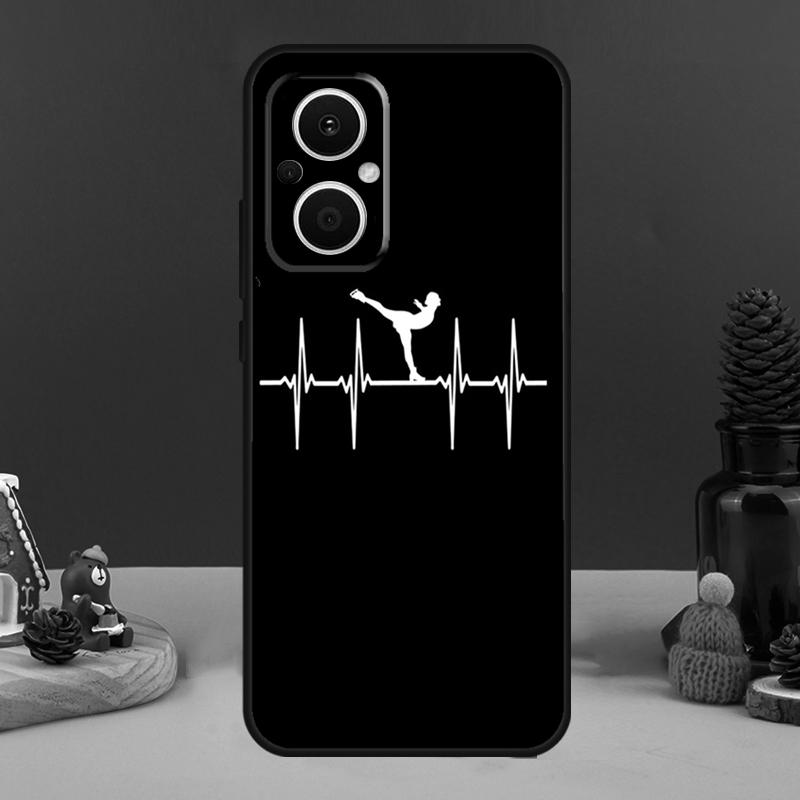 Figure Skating Ice Skating Case For OPPO Reno 10 Pro 11 F 4 5 6 7 8 Lite 4Z 5Z 8T OPPO Find X5 X2 X3 Lite X6 Pro Cover