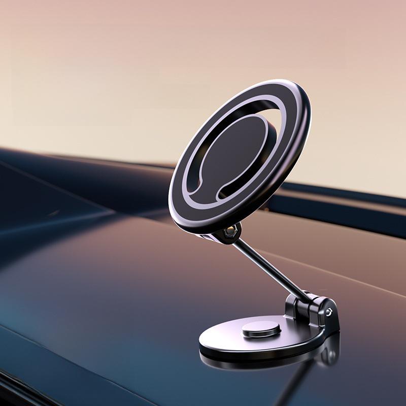 

Alloy MagSafe Rotating Folding Magnetic Phone Holder for Car Navigation