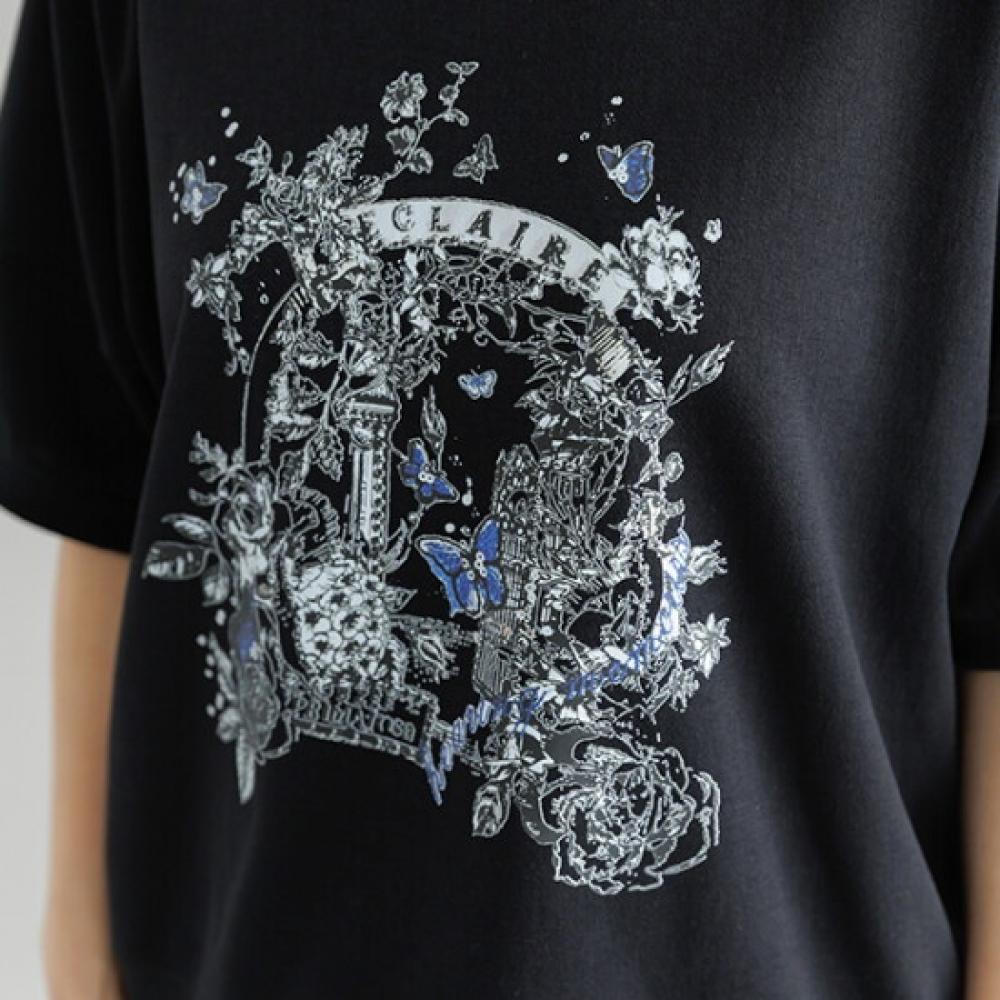 Dedra Melion PrinTing T shirT Tbe3321