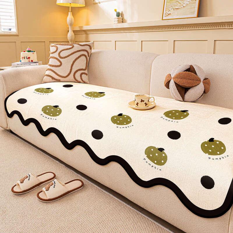 Handun Pumpkin Irregular Plush Sofa Cushion