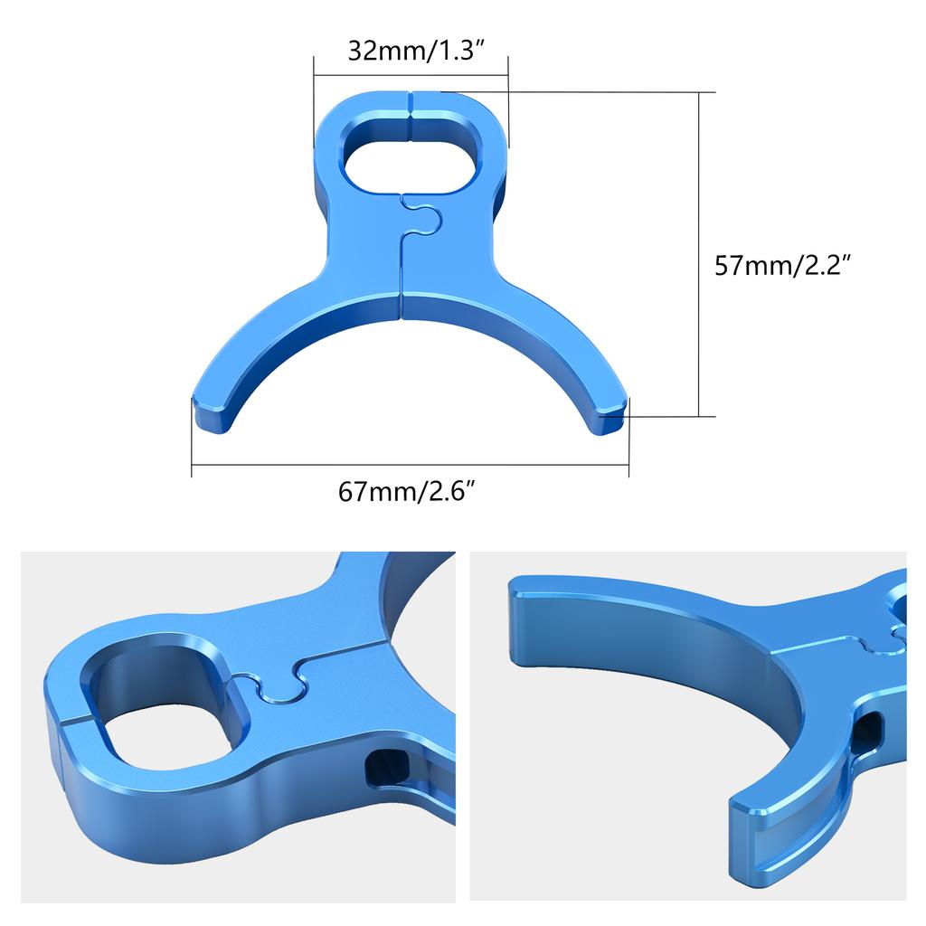 Front Brake Hose Line Guide Clamp For KTM 690 Enduro R SMC R 2008-2026 For Husqvarna 701 Enduro Supermoto For GasGas 700 SM ES